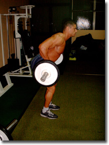 Fitness - Figura 58 - Rematore con Bilanciere